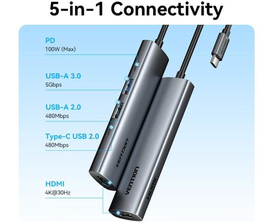 NB ACC DOCKING STATION/0.15M TGLHB VENTION Dokstacijas portatīvajiem datoriem