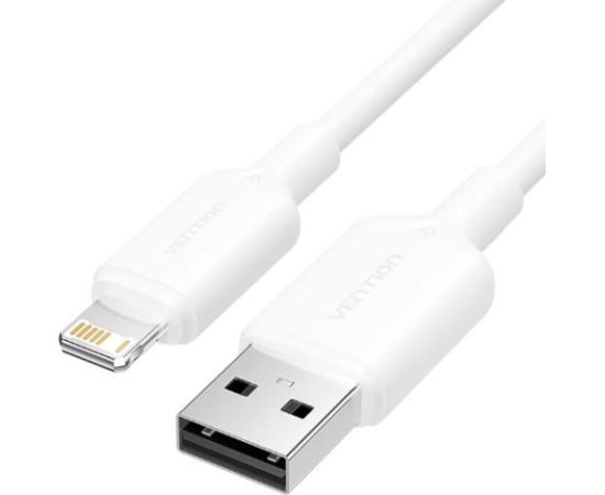 CABLE USB2.0 TO LIGHTNING/2M WHITE LAMWH VENTION Data USB kabeļi
