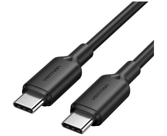 CABLE USB-C TO USB-C/1M BLACK TRCBF VENTION Data USB kabeļi