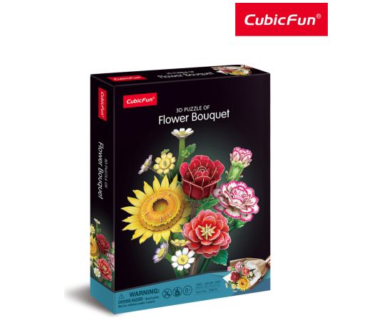 Cubic Fun CUBICFUN 3D пазл «Букет цветов – микс» Пазлы