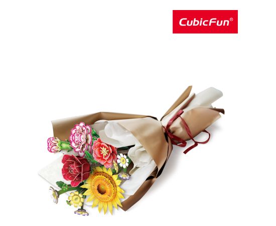 Cubic Fun CUBICFUN 3D пазл «Букет цветов – микс» Пазлы