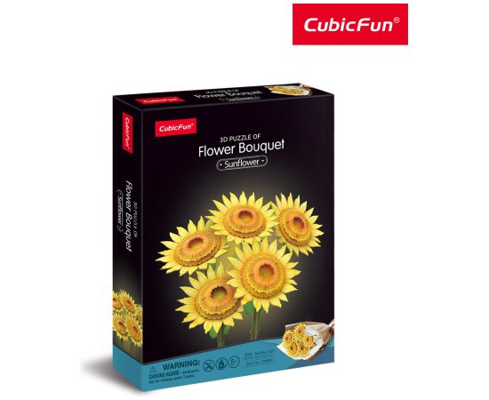 Cubic Fun CUBICFUN 3D пазл «Букет цветов – подсолнухи» Пазлы