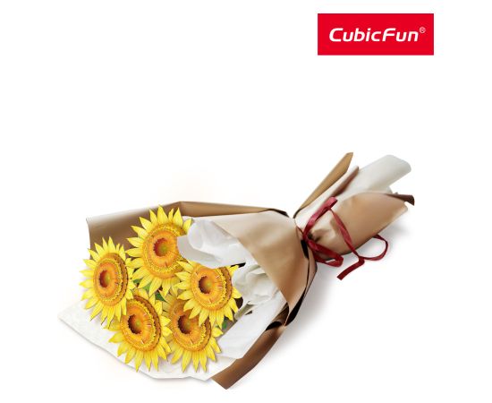 Cubic Fun CUBICFUN 3D пазл «Букет цветов – подсолнухи» Пазлы
