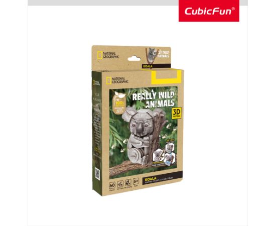 Cubic Fun CUBICFUN NATIONAL GEOGRAPHIC 3D puzle Koala Puzles