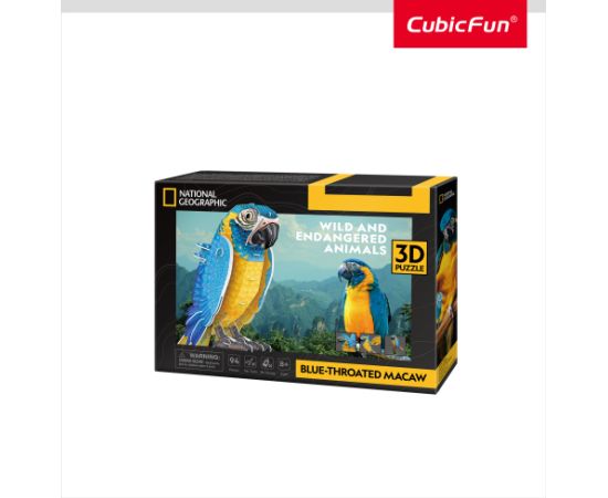 Cubic Fun CUBICFUN NATIONAL GEOGRAPHIC 3D пазл «Синегорлый ара» Пазлы