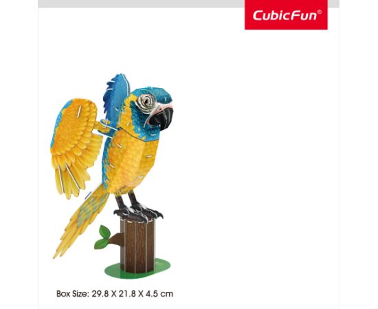 Cubic Fun CUBICFUN NATIONAL GEOGRAPHIC 3D пазл «Синегорлый ара» Пазлы