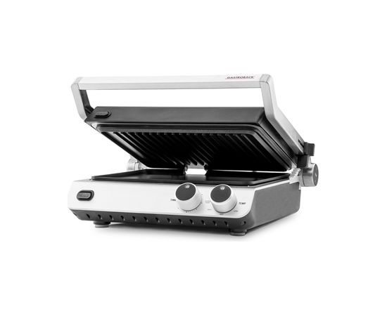 Gastroback 42537 Stainless steel/Black, 2000 W, 25 x 30 cm, Electric Grill