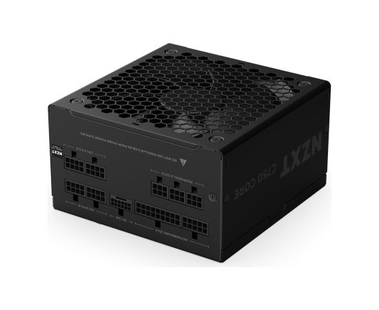 NZXT C750 GOLD CORE, PC power supply black, 1x 12-pin High Power GPU, 3x PCIe, cable management, 750 Watt Datoru barošanas bloki