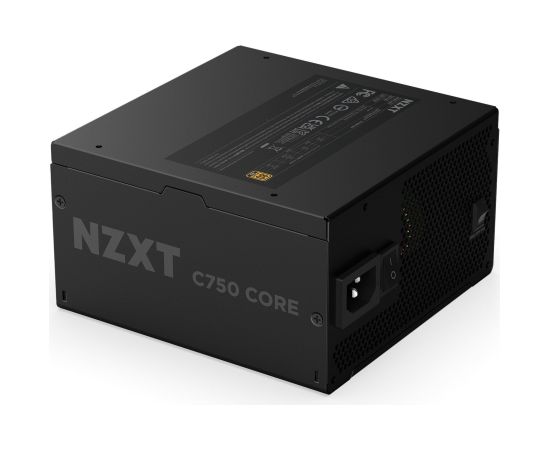 NZXT C750 GOLD CORE, PC power supply black, 1x 12-pin High Power GPU, 3x PCIe, cable management, 750 Watt Datoru barošanas bloki