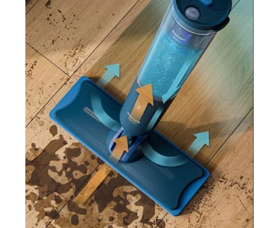 Philips Washing broom XV3101/01 OneUp 3000 series Cordless operating 3.6 V Washing function Operating time (max) 50 min Blue Пылесосы
