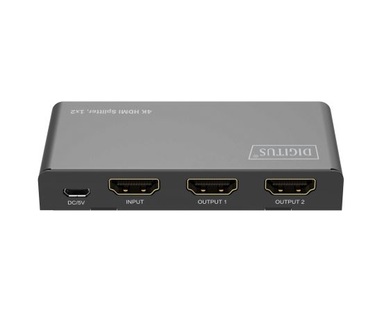 Digitus 4K HDMI Splitter, 1x2 DS-55336 Black Jaunumi - Datori