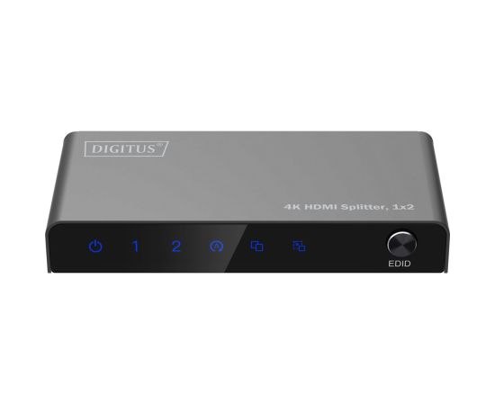 Digitus 4K HDMI Splitter, 1x2 DS-55336 Black Jaunumi - Datori