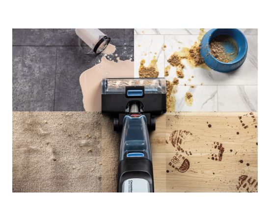 Bissell Vacuum Cleaner CrossWave Edge Select Cordless operating Washing function 25.9 V Black/Warm White/Silver Putekļu sūcēji