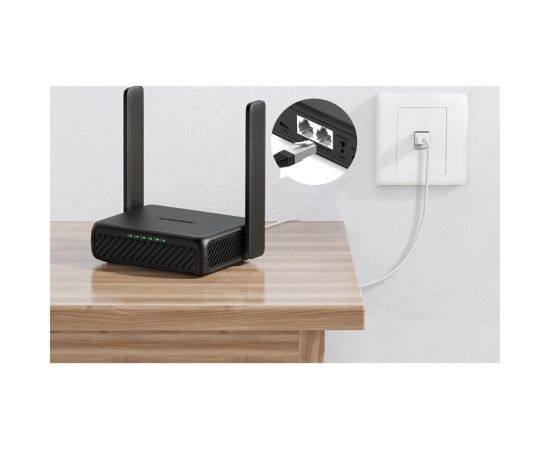 Mercusys MB113-4G Wireless 4G LTE Portable Router 802.11n Ethernet LAN (RJ-45) ports 2 300 Mbit/s Mesh Support No MU-MiMO No 4G Wireless Routers