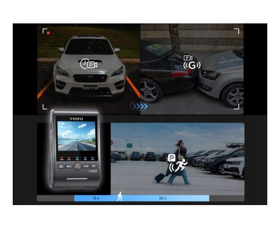 VIOFO A329S 3CH GPS video recorder Video reģistratori