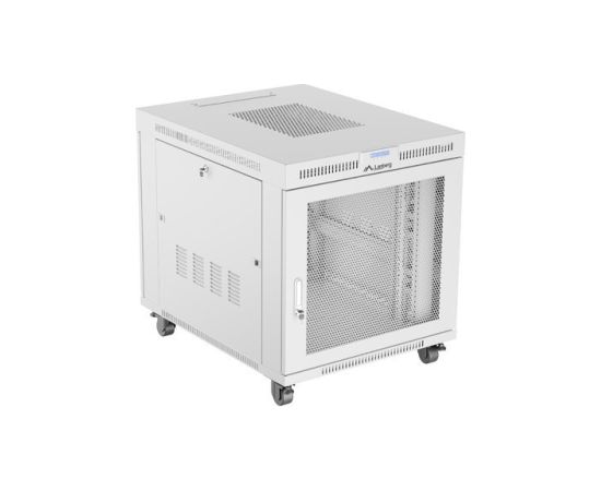 Free-standing rack cabinet 19" 15U 800x1000 grey perforated door LCD Lanberg (flat pack) Serveru komponentes