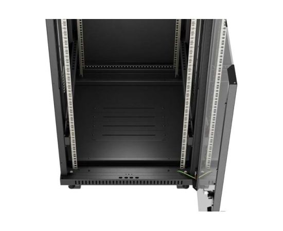 Lanberg FF01-6824-12BL rack cabinet 24U Freestanding rack Black Serveru komponentes