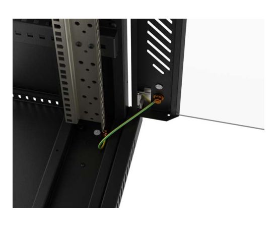 Lanberg FF01-6824-12BL rack cabinet 24U Freestanding rack Black Serveru komponentes