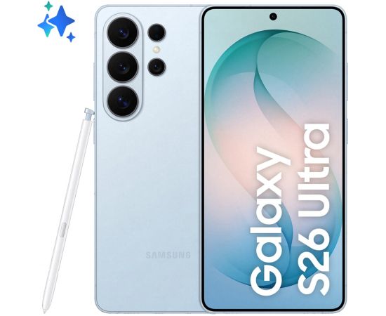 Samsung Galaxy S26 Ultra 17.5 cm (6.9") Dual SIM Android 16.0 5G USB Type-C 12 GB 256 GB 5000 mAh Blue Мобильные телефоны