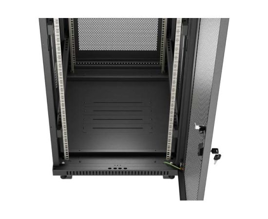 Lanberg FF01-6824-23BL rack cabinet 24U Freestanding rack Black Serveru komponentes