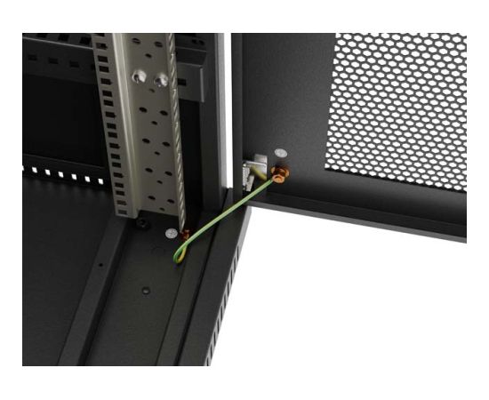 Lanberg FF01-6824-23BL rack cabinet 24U Freestanding rack Black Serveru komponentes