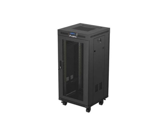 Lanberg FF01-6624-23BL rack cabinet 24U Freestanding rack Black Serveru komponentes
