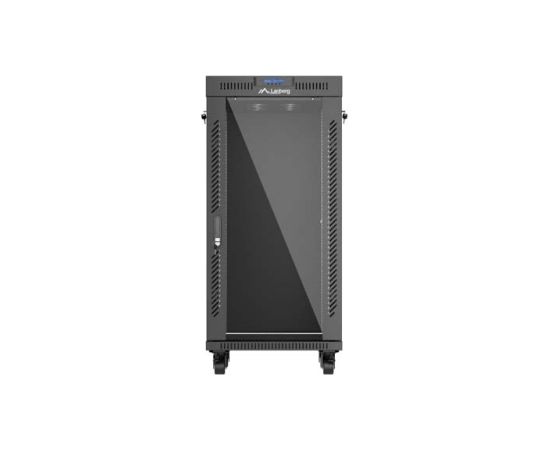 Lanberg FF01-6624-12BL rack cabinet 24U Freestanding rack Black Serveru komponentes