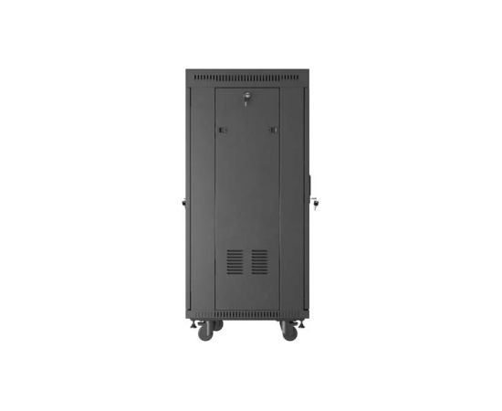 Lanberg FF01-6624-12BL rack cabinet 24U Freestanding rack Black Serveru komponentes