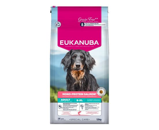 Eukanuba Special Care Mono-Protein Adult łosoś karma sucha dla psa 12kg Suņu barība