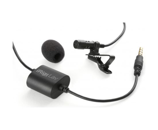 IK Multimedia iRig Mic Lav Black Clip-on microphone Mикрофоны