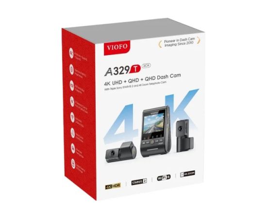 VIOFO A329T 3CH GPS video recorder Видеорегистраторы