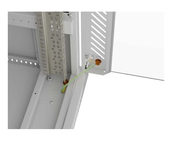 Free-standing rack cabinet 19" 32U 600x800 grey glass door LCD Lanberg (flat pack) V2 Serveru komponentes