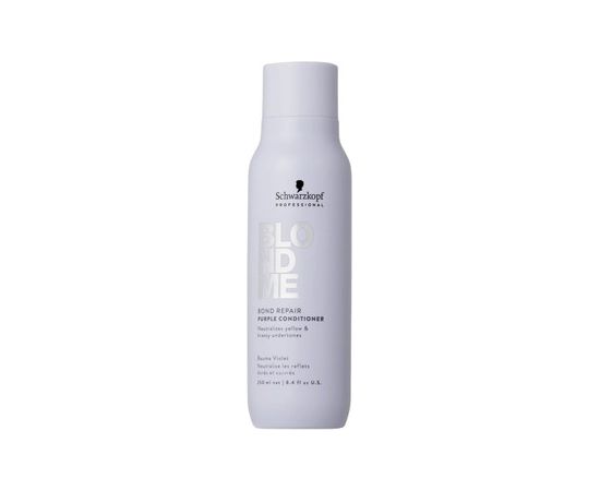 Schwarzkopf BlondMe Bond Repair Purple Conditioner - Tónovací kondicionér pro neutralizaci žlutých tónů 250ml Matu kopšana