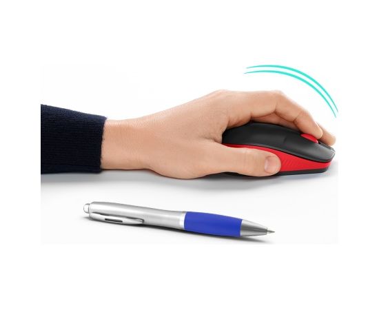 Logitech M190 Full-Size Wireless Mouse, RF Wireless, 1000 DPI, Red (SPEC) Jaunumi - Datori