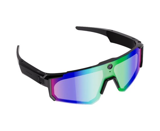 Colmi V06 AI Sports Sunglasses (Black with Blue Lenses) Новинки смартфонов и телефонов