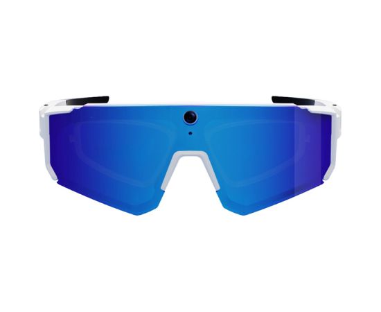 Colmi V06 AI White Sports Sunglasses (with blue lenses) Новинки смартфонов и телефонов