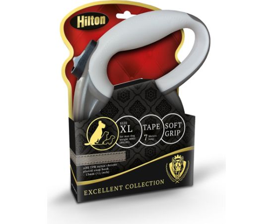 Hilton HILTON SMART DOG TAPE XL BRĄZOWO-BEŻOWA SMYCZ AUTOMATYCZNA 7M  DLA PSA DO 40KG Citas preces