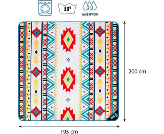 NC8022 AZTEK PICNIKA SEGA 195X200 CM NILS CAMP Велосипеды