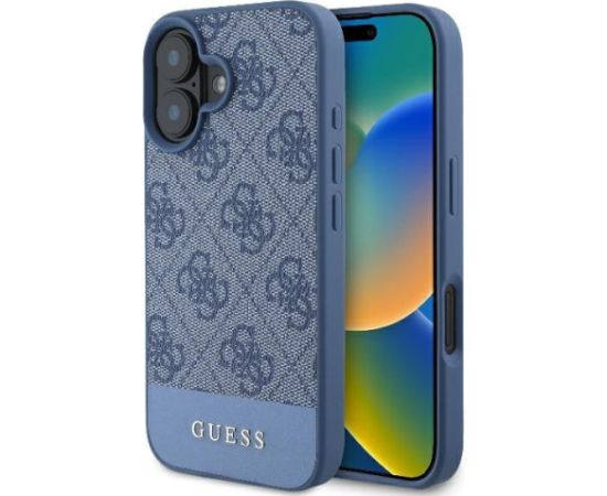 Guess 4G Bottom Stripe Aizsargapvalks Priekš Apple iPhone 16 Neoriģinālie Maciņi