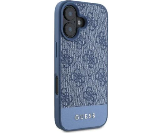 Guess 4G Bottom Stripe Aizsargapvalks Priekš Apple iPhone 16 Neoriģinālie Maciņi