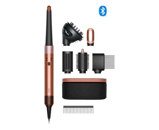 Dyson HS08 Airwrap I.D. Curly + Coily Matu veidotājs Complete Long / Amber Silk / Gift Edition Matu veidotāji
