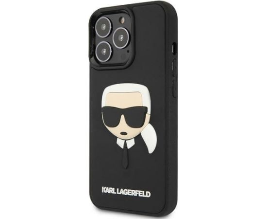 Karl Lagerfeld KLHCP14LKH3DBK Aizmugurējais Apvalks Priekš Apple iPhone 14 Pro Neoriģinālie Maciņi