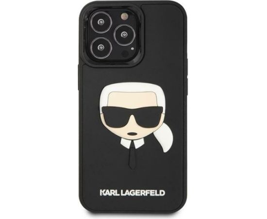 Karl Lagerfeld KLHCP14LKH3DBK Aizmugurējais Apvalks Priekš Apple iPhone 14 Pro Neoriģinālie Maciņi