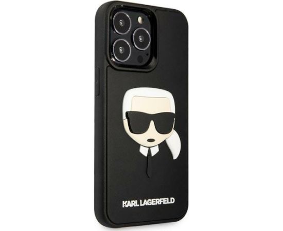 Karl Lagerfeld KLHCP14LKH3DBK Aizmugurējais Apvalks Priekš Apple iPhone 14 Pro Neoriģinālie Maciņi