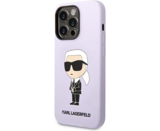 Karl Lagerfeld KLHCP14XSNIKBCU Aizmugurējais Apvalks Priekš Apple iPhone 14 Pro Max Neoriģinālie Maciņi