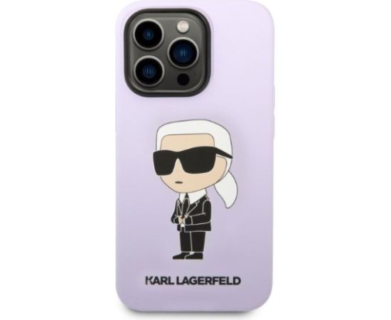 Karl Lagerfeld KLHCP14XSNIKBCU Aizmugurējais Apvalks Priekš Apple iPhone 14 Pro Max Neoriģinālie Maciņi