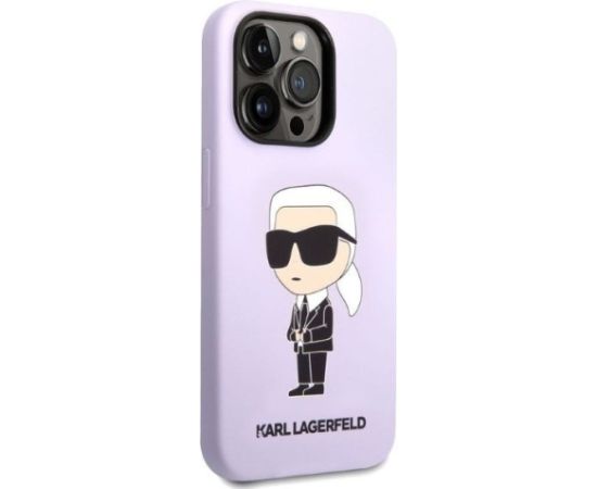 Karl Lagerfeld KLHCP14XSNIKBCU Aizmugurējais Apvalks Priekš Apple iPhone 14 Pro Max Neoriģinālie Maciņi