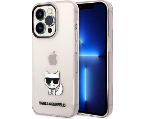 Karl Lagerfeld KLHCP14XCTTRI Aizmugurējais Apvalks Priekš Apple iPhone 14 Pro Max Neoriģinālie Maciņi