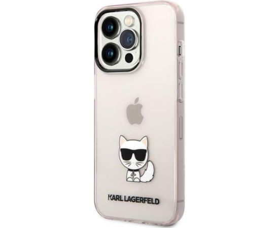 Karl Lagerfeld KLHCP14XCTTRI Aizmugurējais Apvalks Priekš Apple iPhone 14 Pro Max Neoriģinālie Maciņi