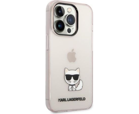 Karl Lagerfeld KLHCP14XCTTRI Aizmugurējais Apvalks Priekš Apple iPhone 14 Pro Max Neoriģinālie Maciņi